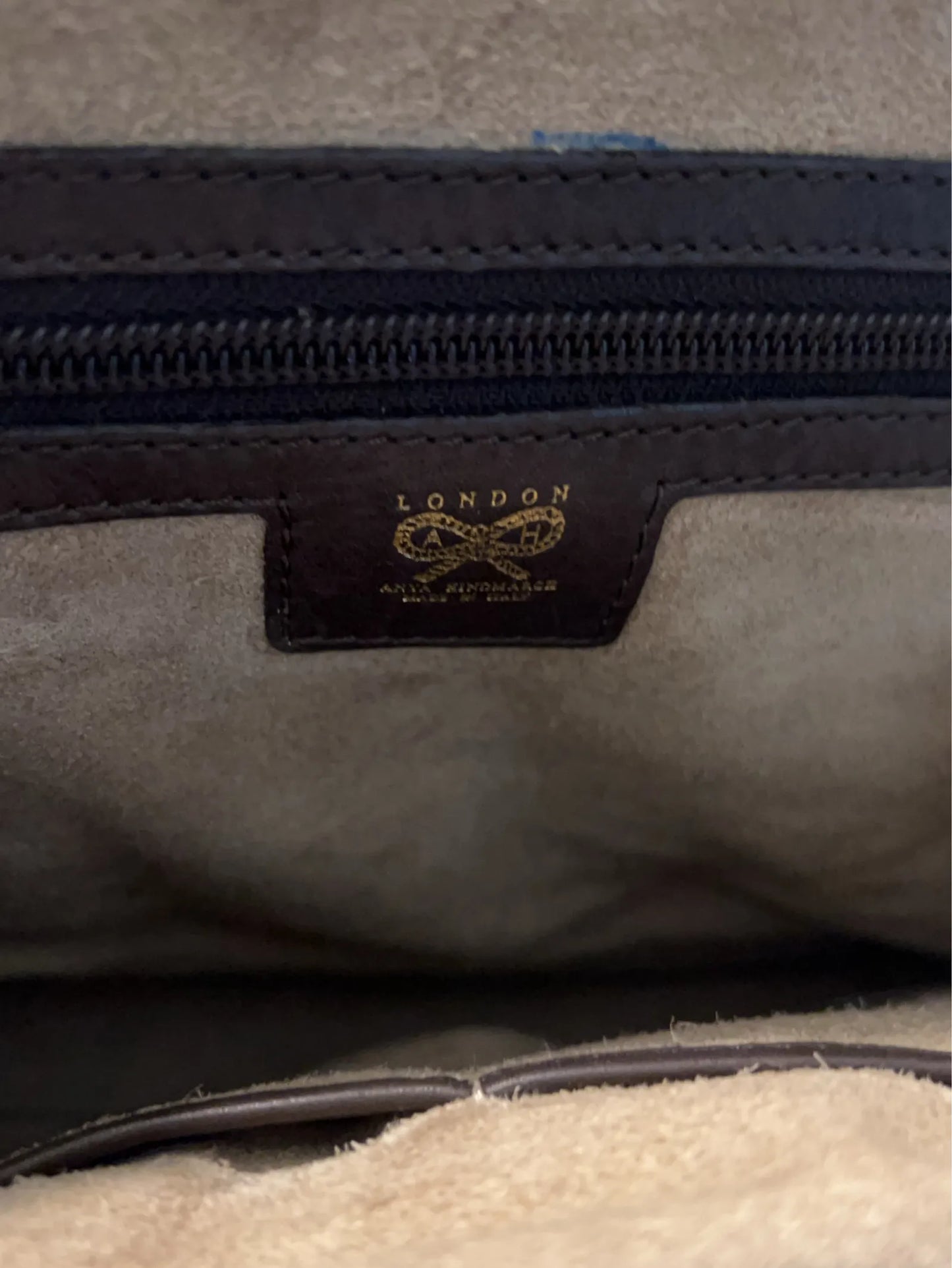 Anya Hindmarch-skinnhandväska