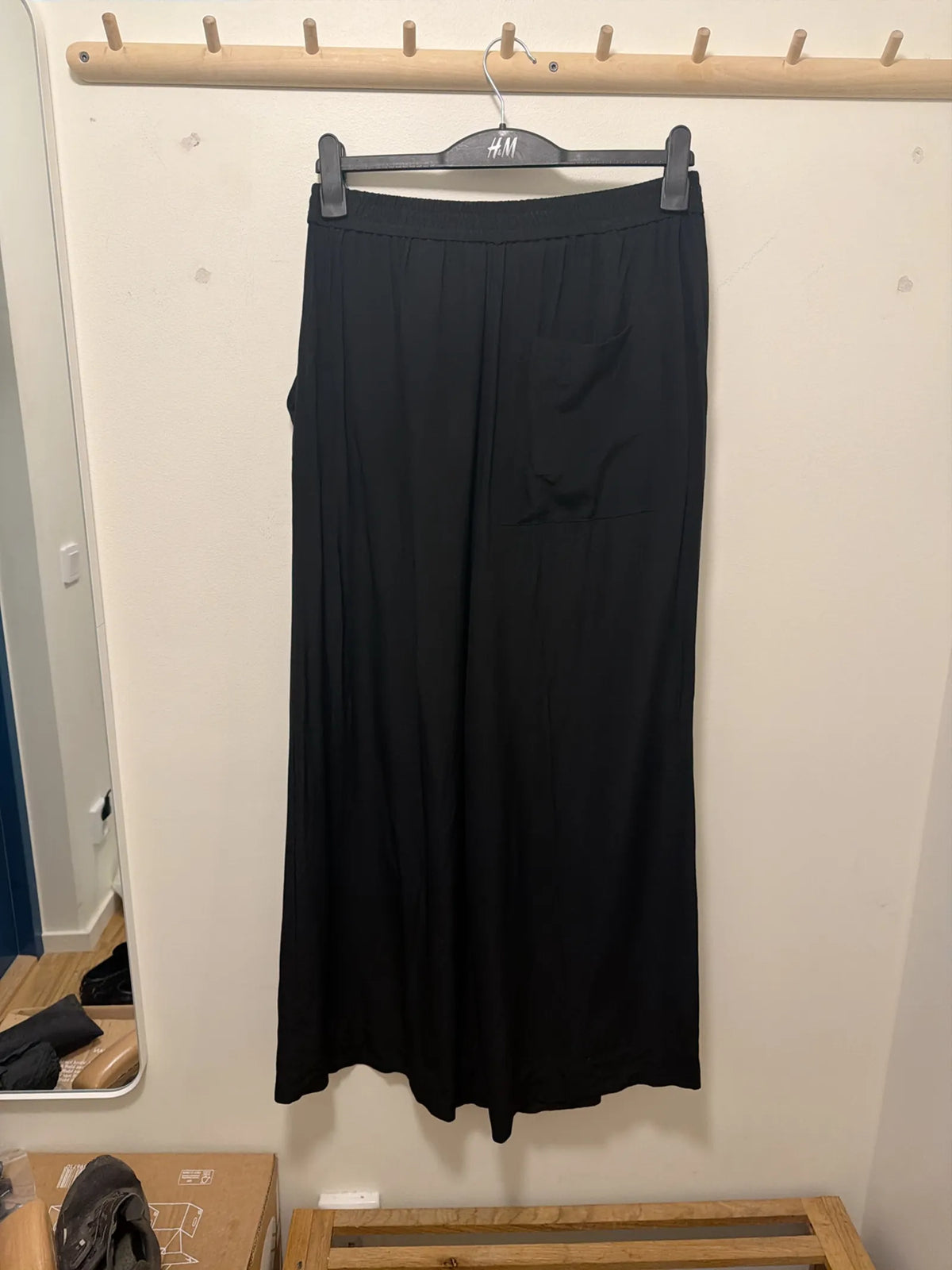 Cos Wide Leg Drawstring Silk Trousers