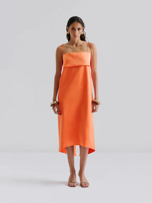 Malina Mette Open Back Strappy Midi-klänning NWT