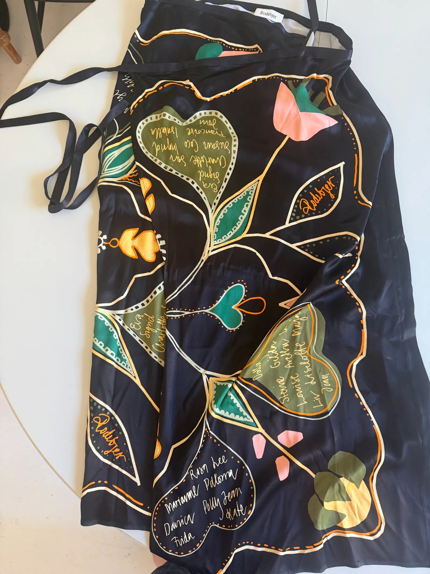 Rodebjer Tove Love Letter Wrap-kjol NWOT