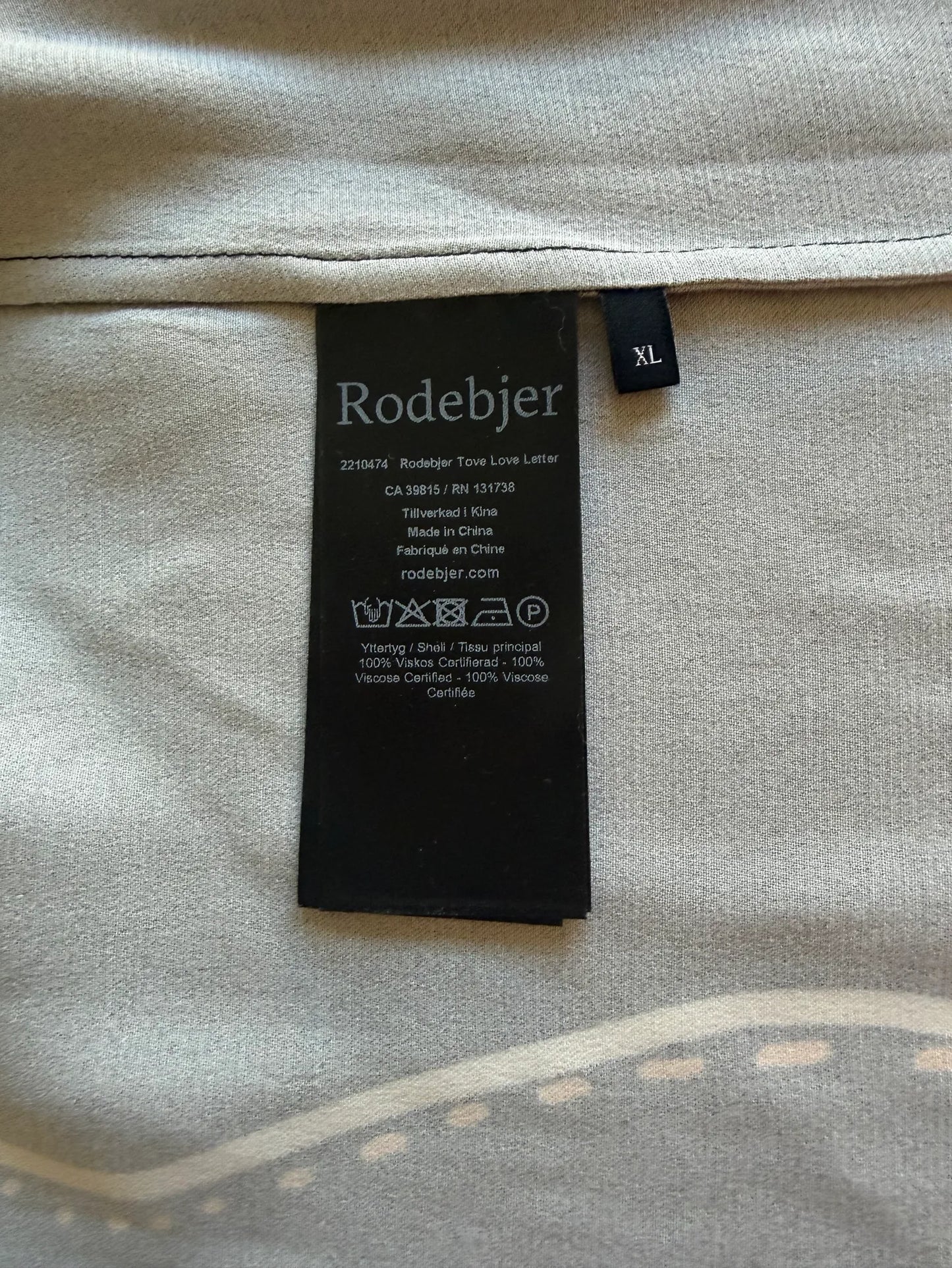 Rodebjer Tove Love Letter Wrap-kjol NWOT