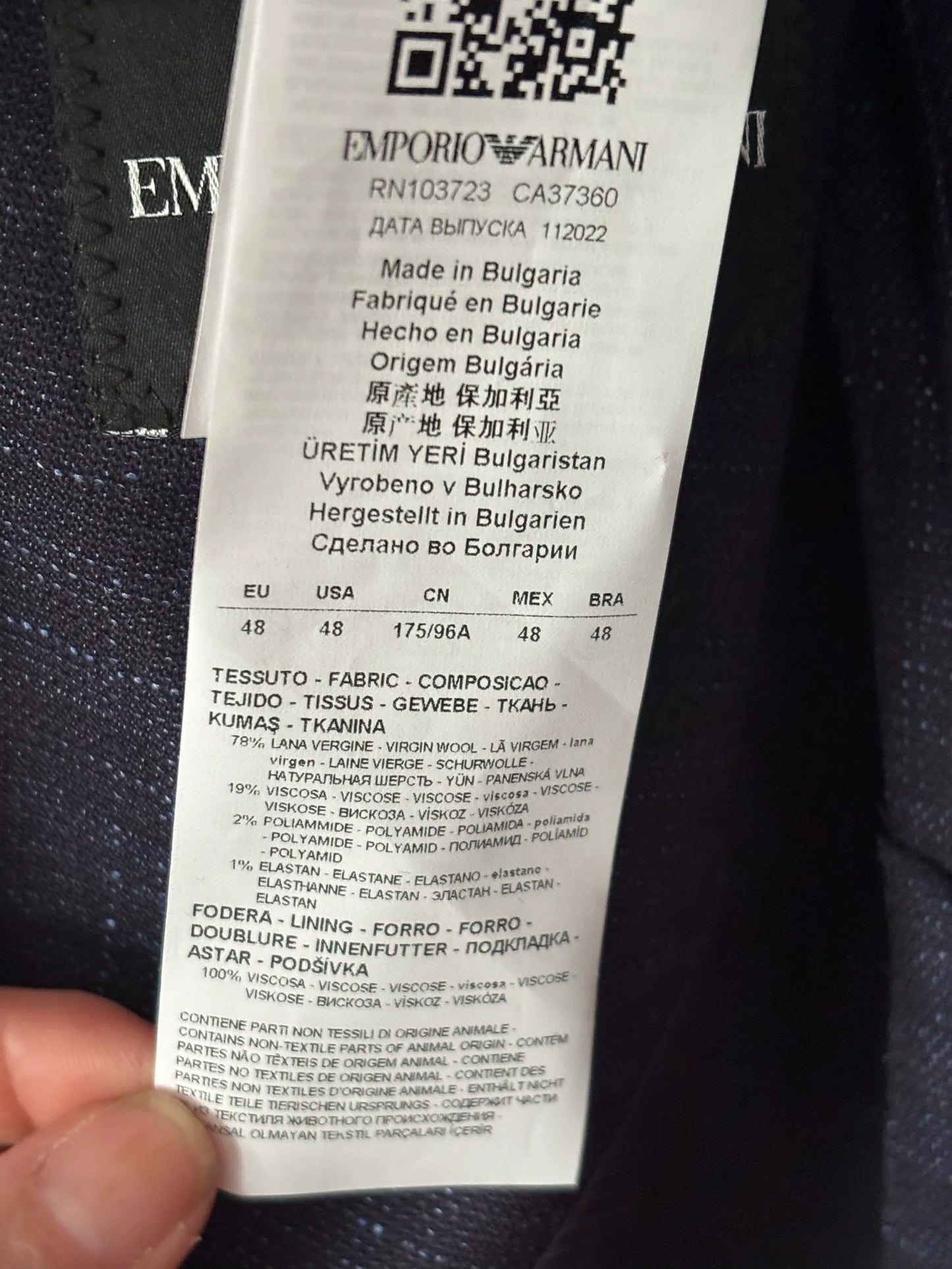 Armani City Line Blazer