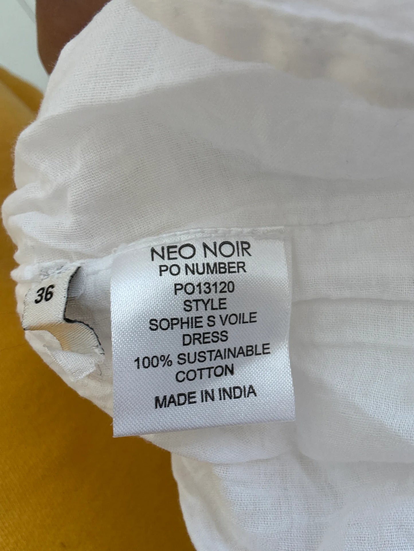Neo Noir Sophie S Voile Dress
