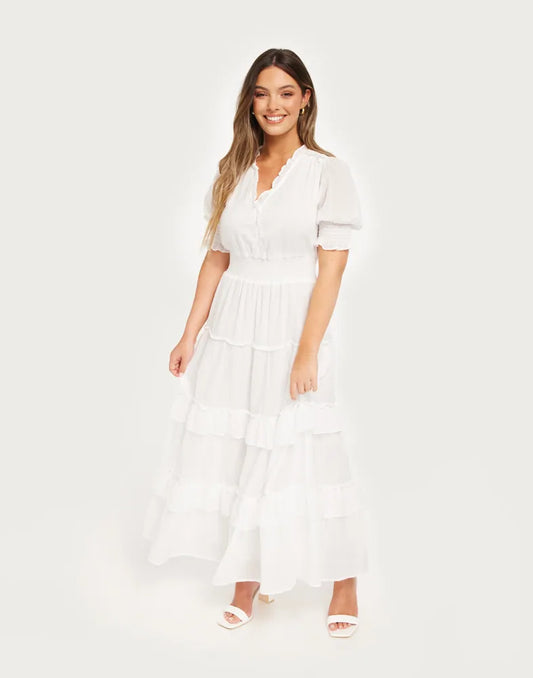 Neo Noir Sophie S Voile-klänning NWOT