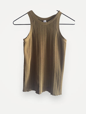 Toteme Ribbat /seamless Rib Tank - Khaki Camisole