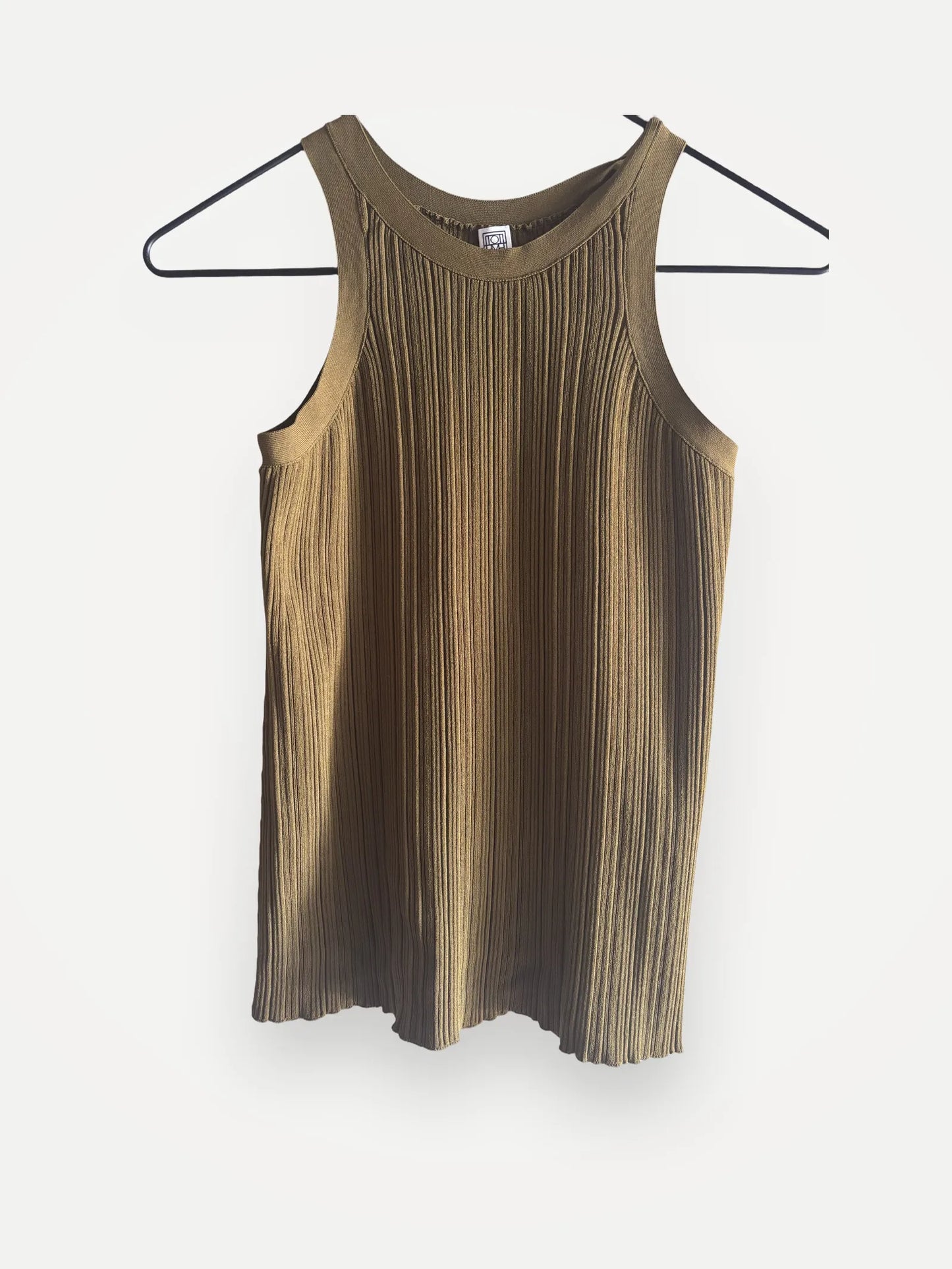 Toteme Ribbat /seamless Rib Tank - Khaki Camisole