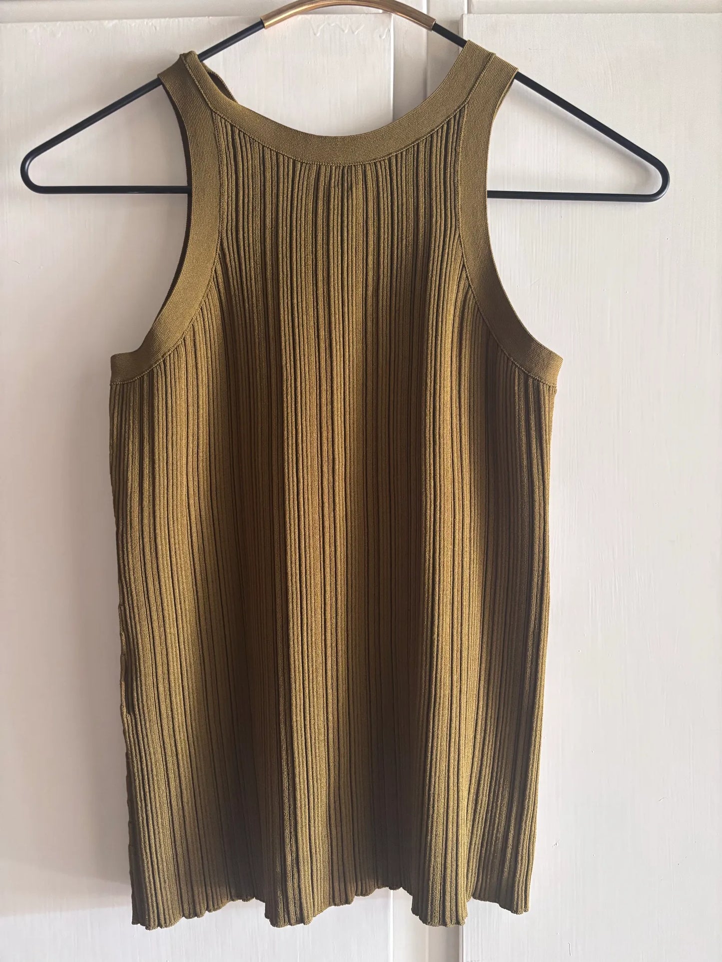Toteme Ribbat /seamless Rib Tank - Khaki Camisole