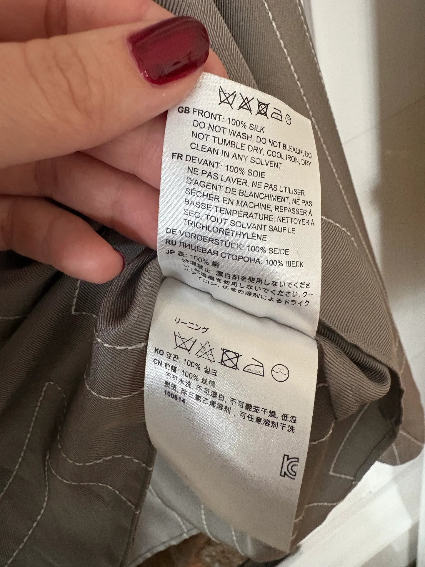 Toteme Monogram Silk Pj Blouse