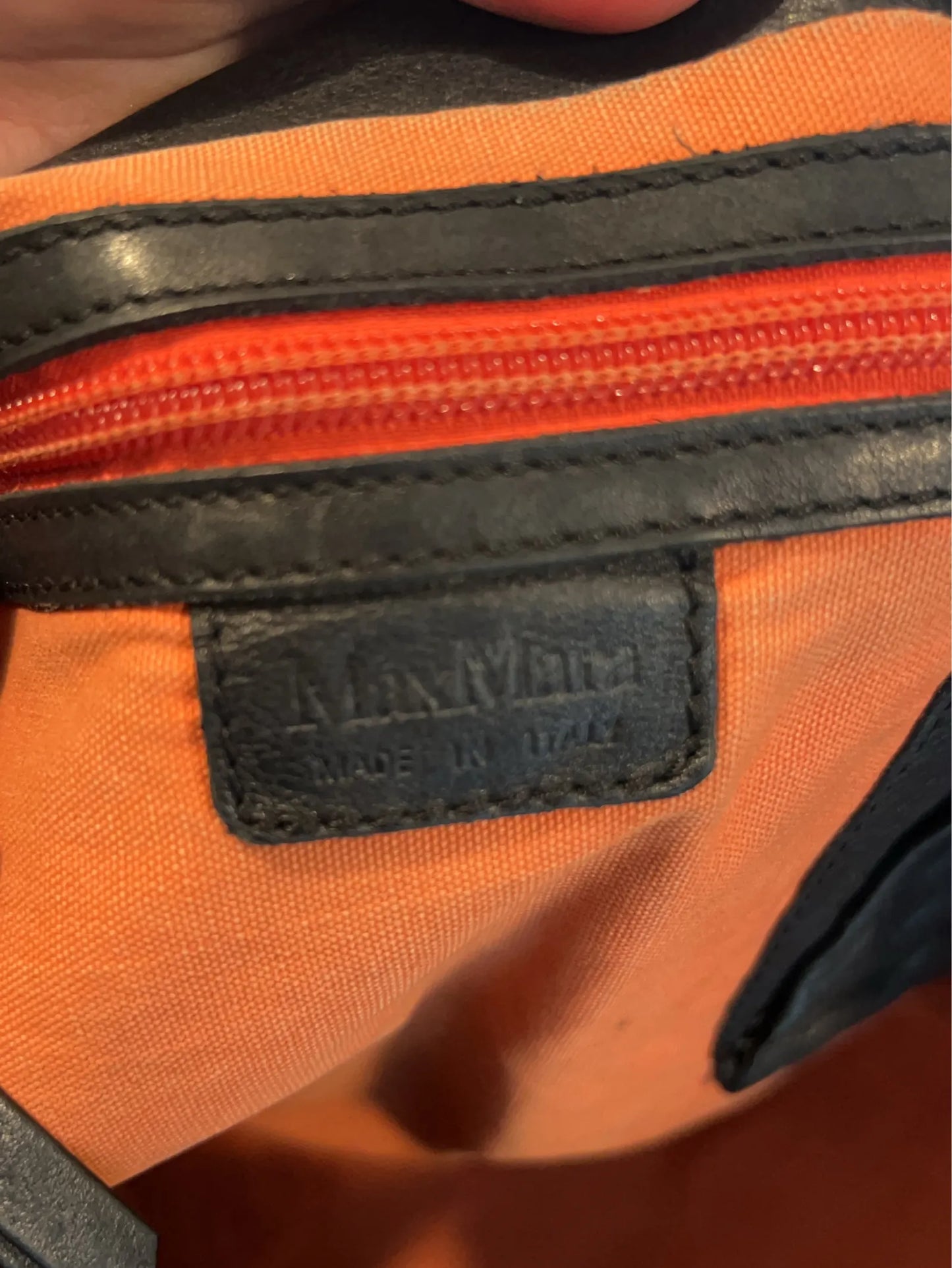 Max Mara-skinnhandväska