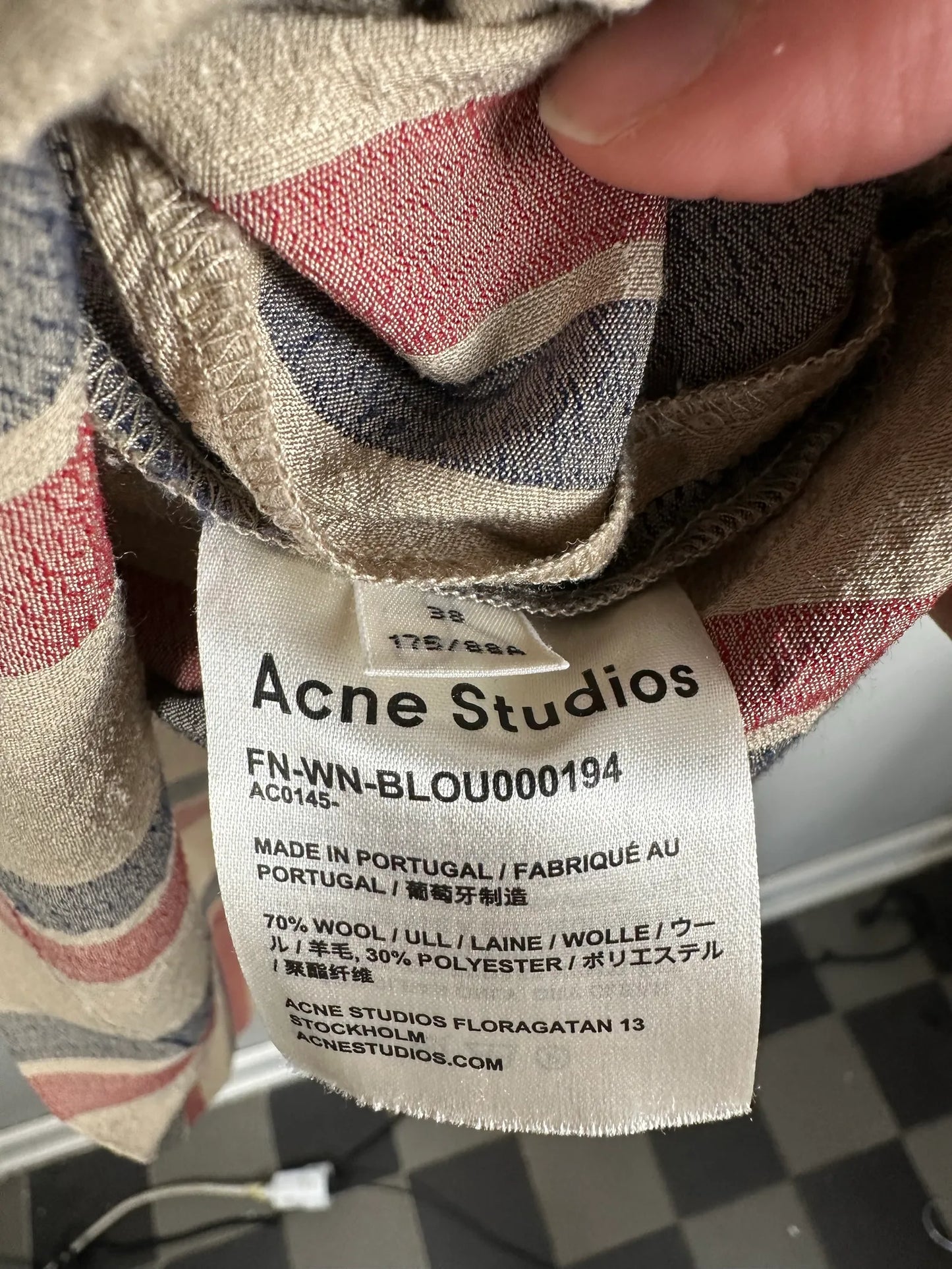 Acne Studios-ullskjorta