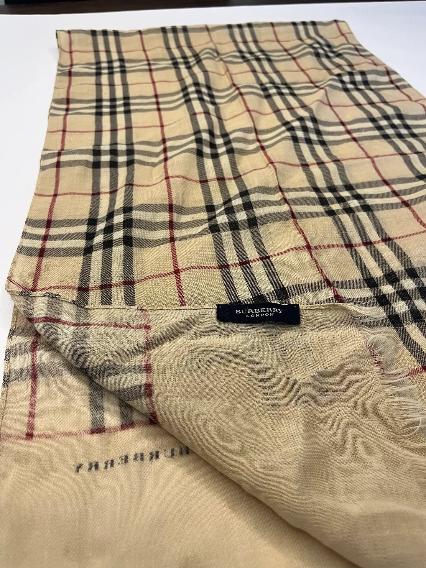 Burberry-ullhalsduk