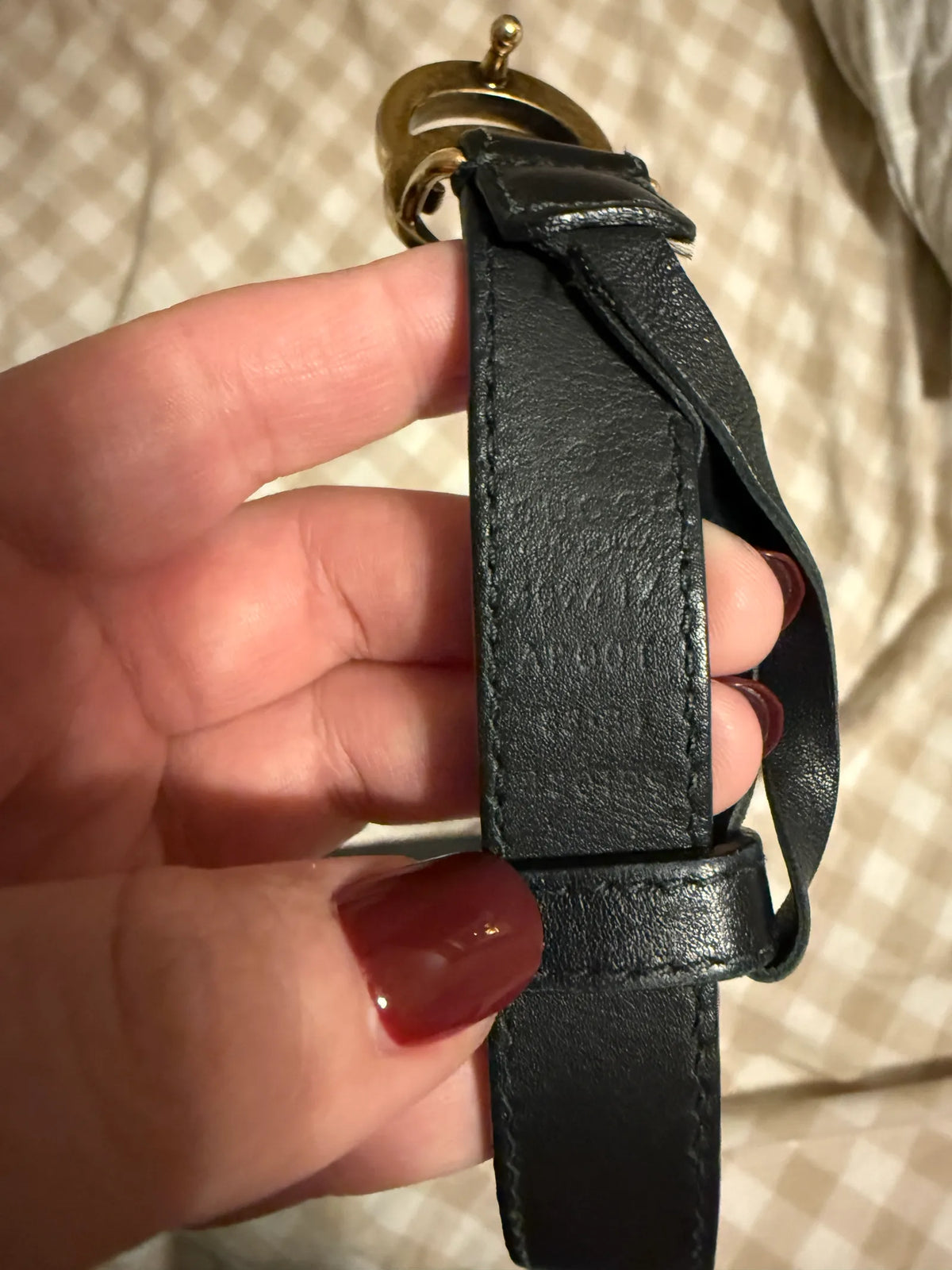Gucci Gg Marmont Thin Belt Belt
