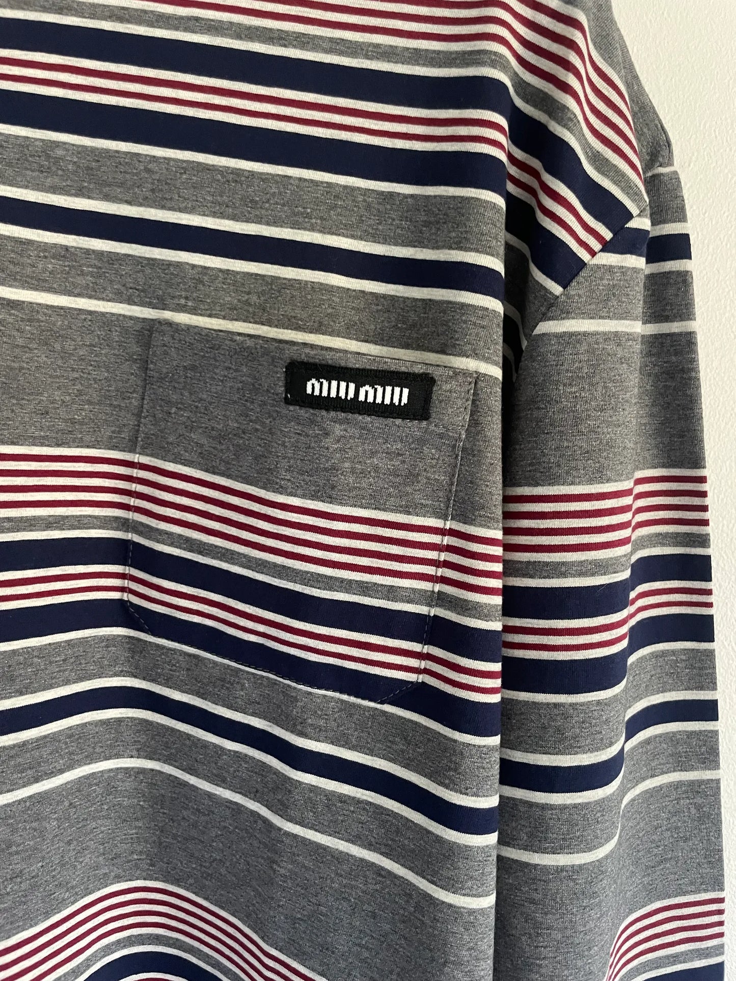 Miu Miu Striped long sleeve Long sleeve T-shirt