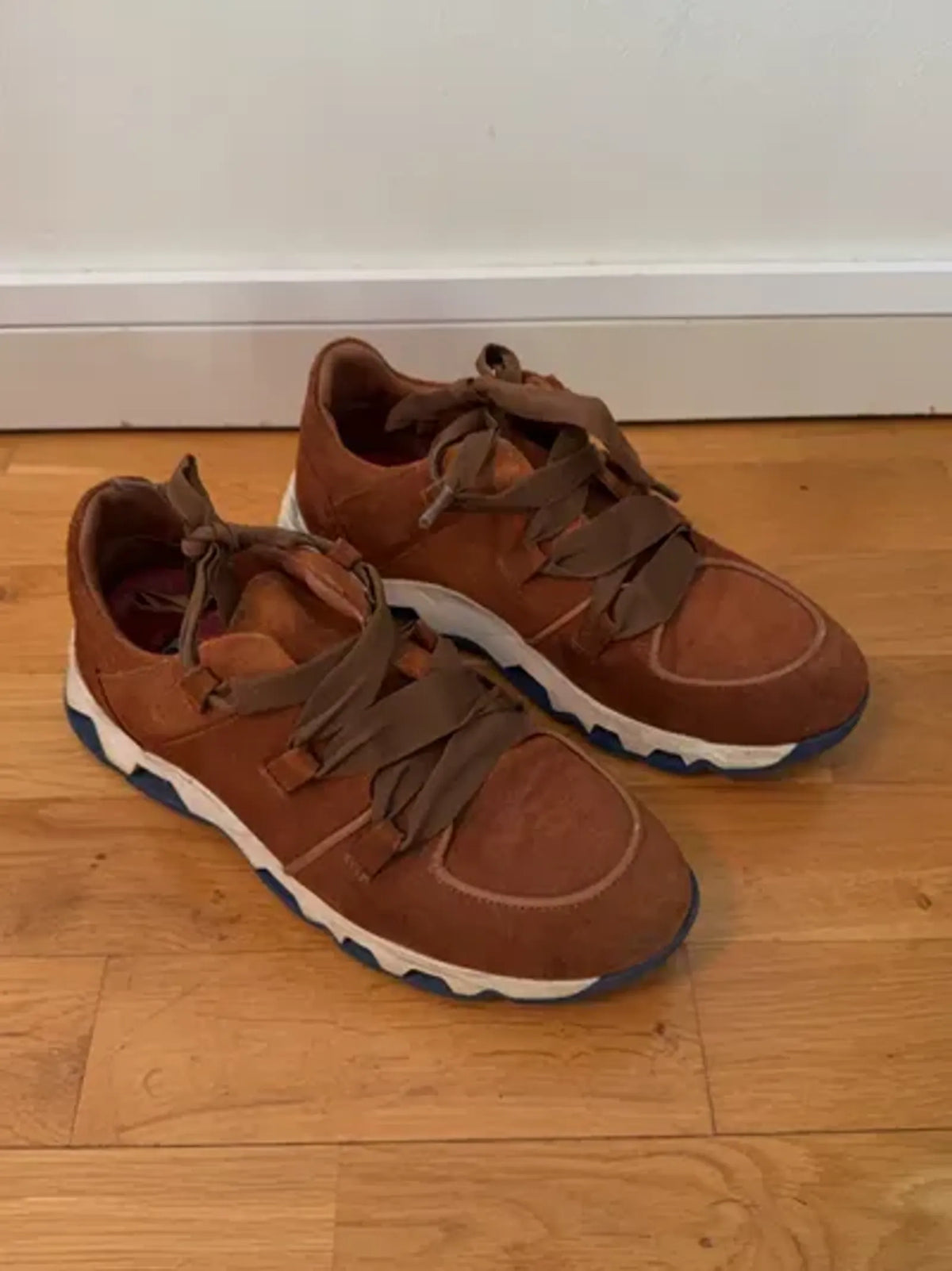 Blankens The Maria Cinnamon Suede-sneakers