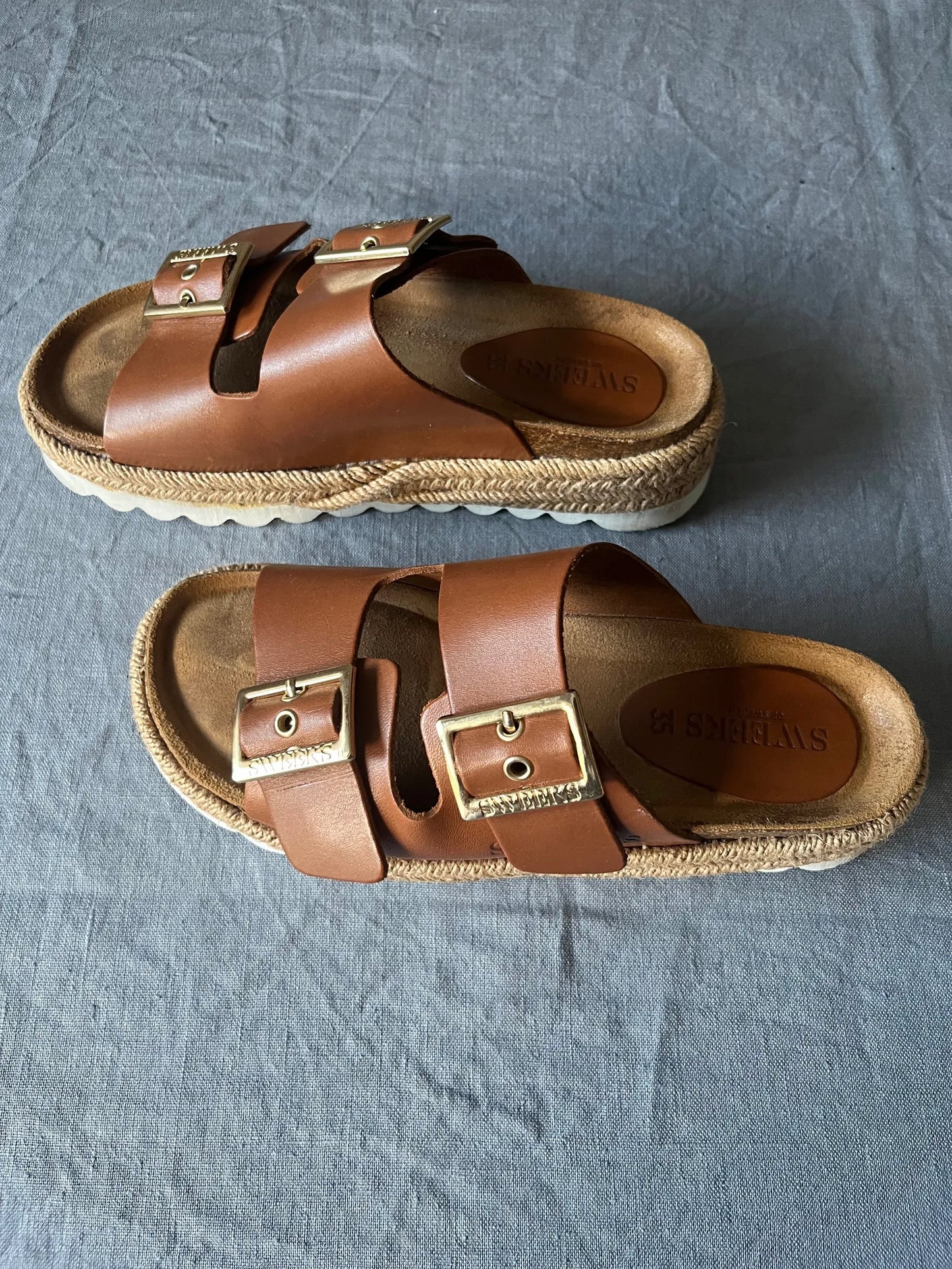 Sweeks Sonja-skinnsandaler
