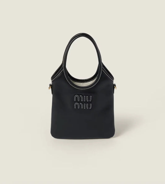 Miu Miu Ivy Leather Handbag Mini-skinnaxelremsväska NWOT
