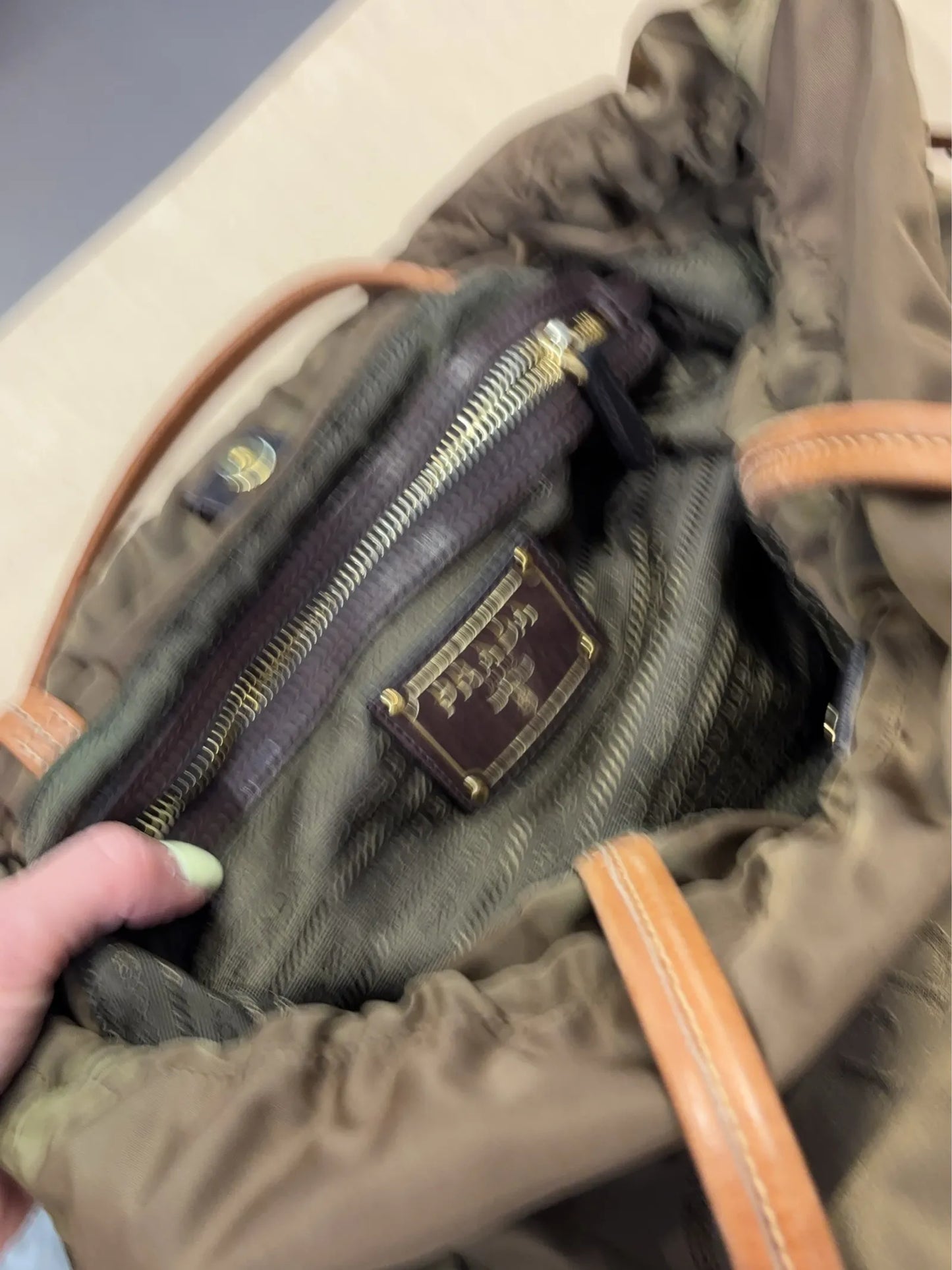 Prada Tessuto-handväska
