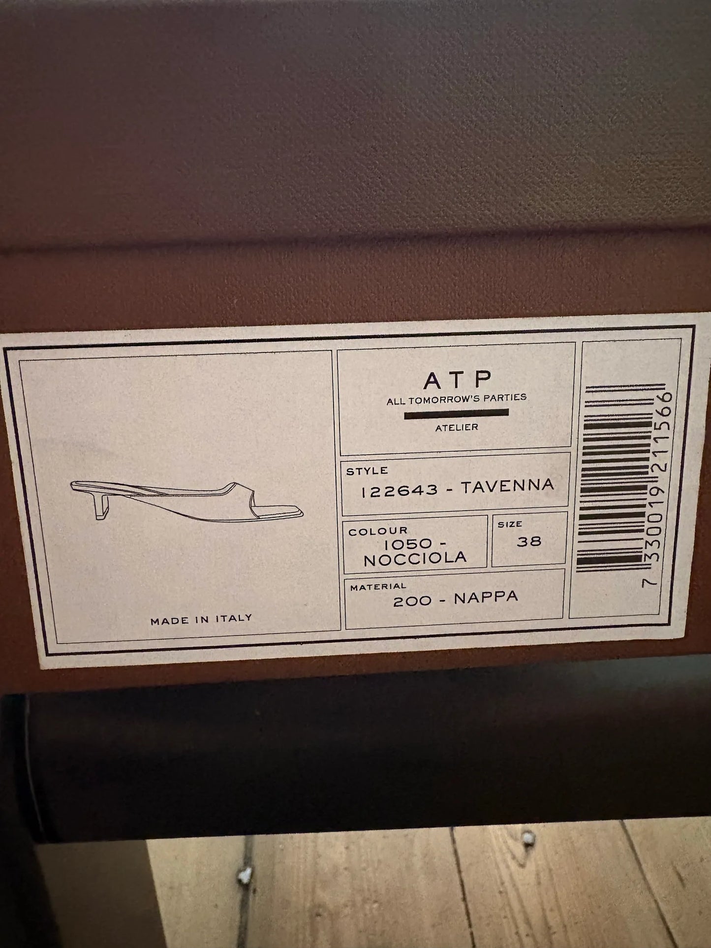 ATP Atelier Tavenna-skinnsandaler