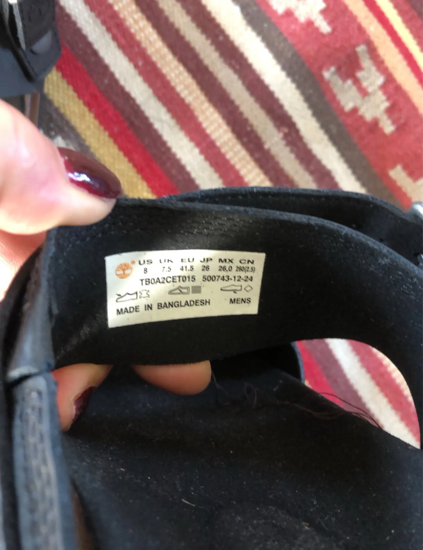 Timberland-skinnsandaler NWOT