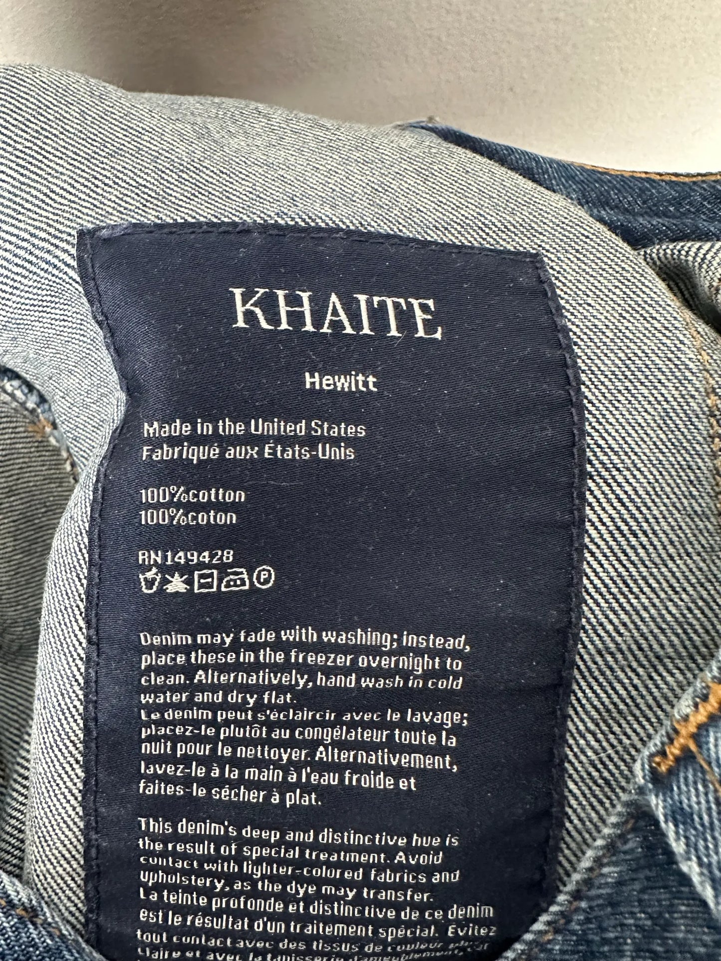 Khaite Hewitt-jeans