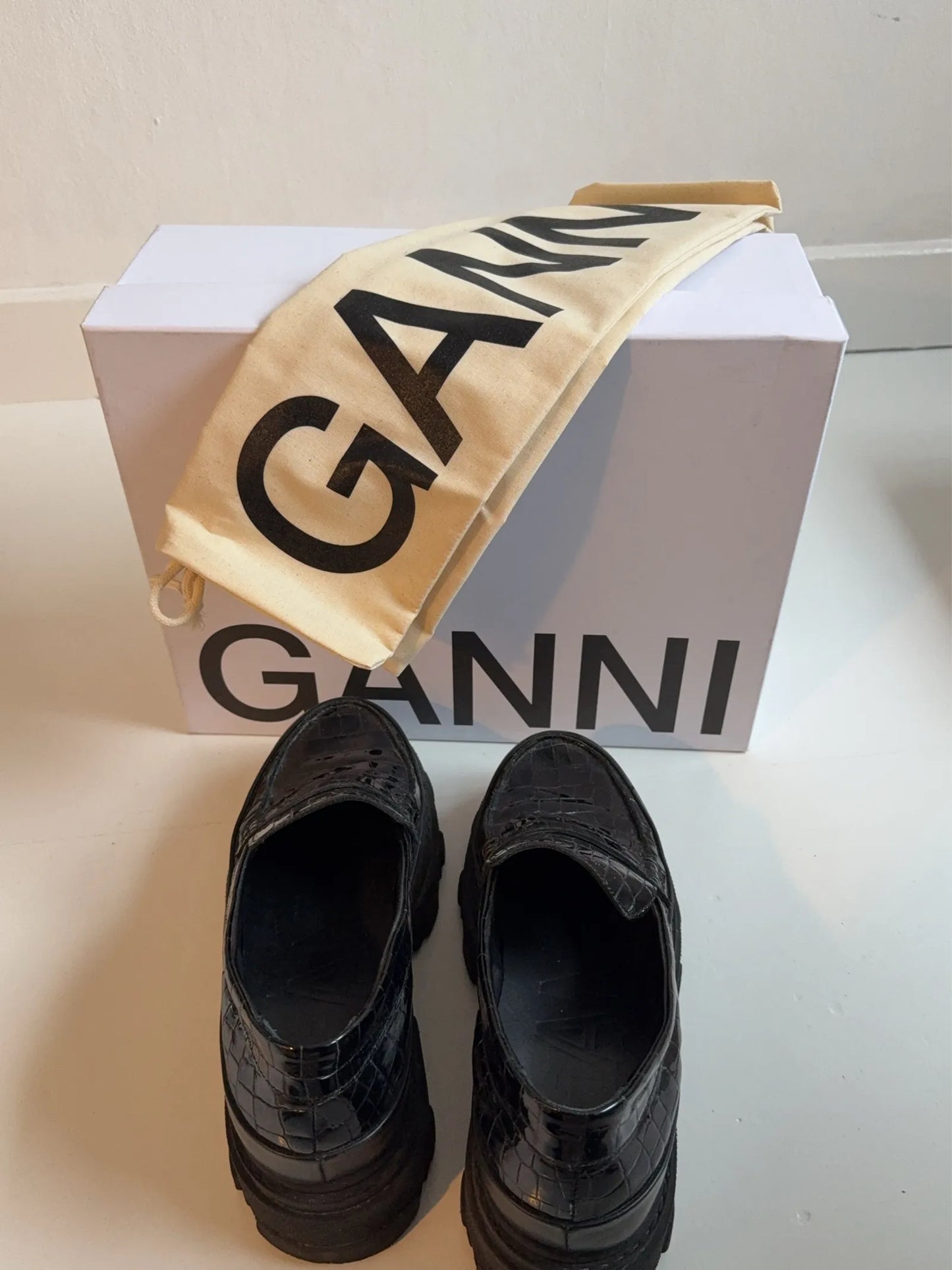 Ganni S1479-skinnloafers