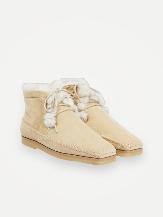 Toteme Lace-up Suede Moccasins-boots NWT