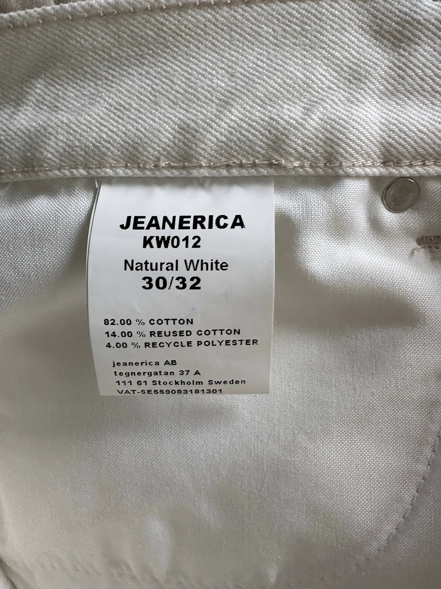 Jeanerica Belem-jeans NWOT