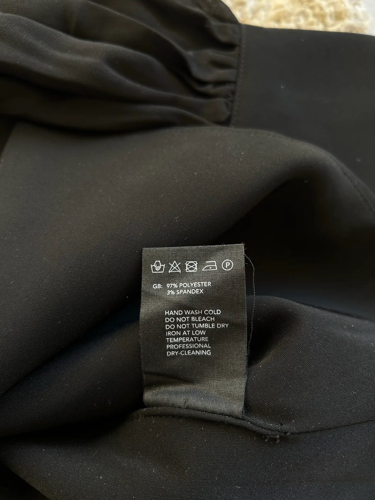 Malina Wilhelmina Wrap Detail Chiffon-blus