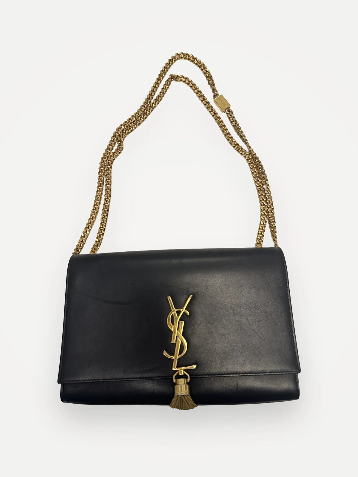 Yves Saint Laurent-skinnaxelremsväska