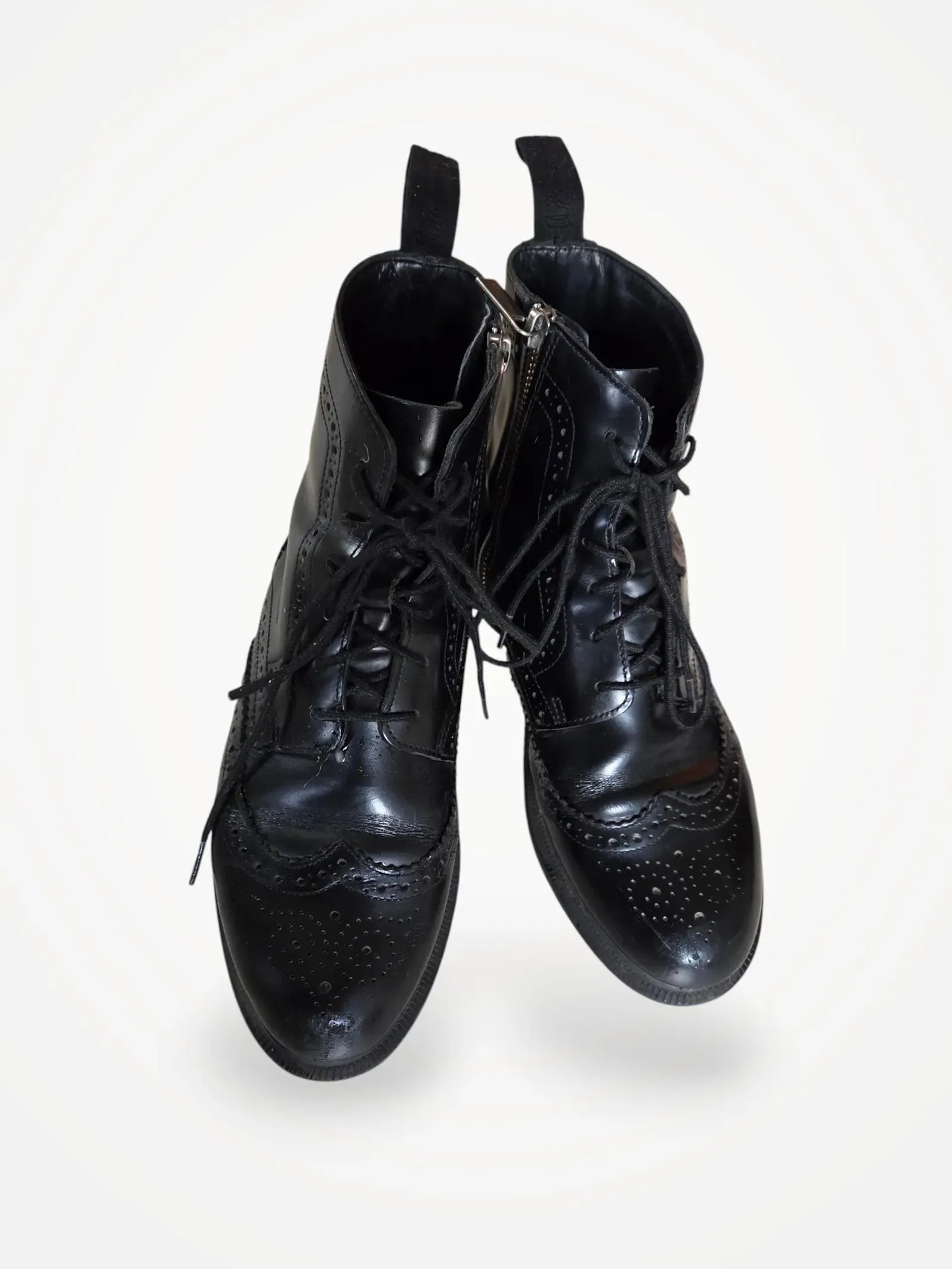 Dr. Martens Delphin Leather Lace Boots