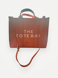 Marc Jacobs The Medium Tote - Electric Orange-skinnhandväska