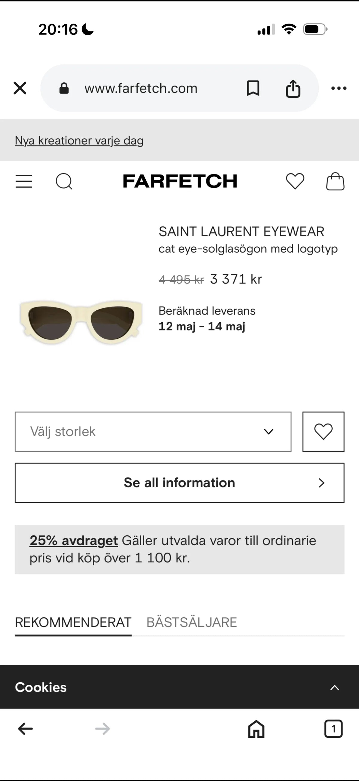 Saint Laurent Sl M94-solglasögon