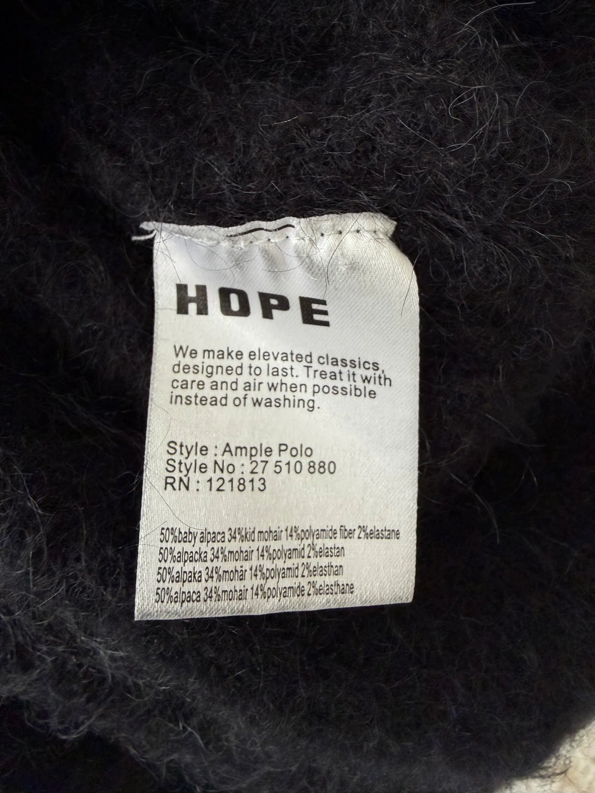 Hope Ample Polo-ulltröja