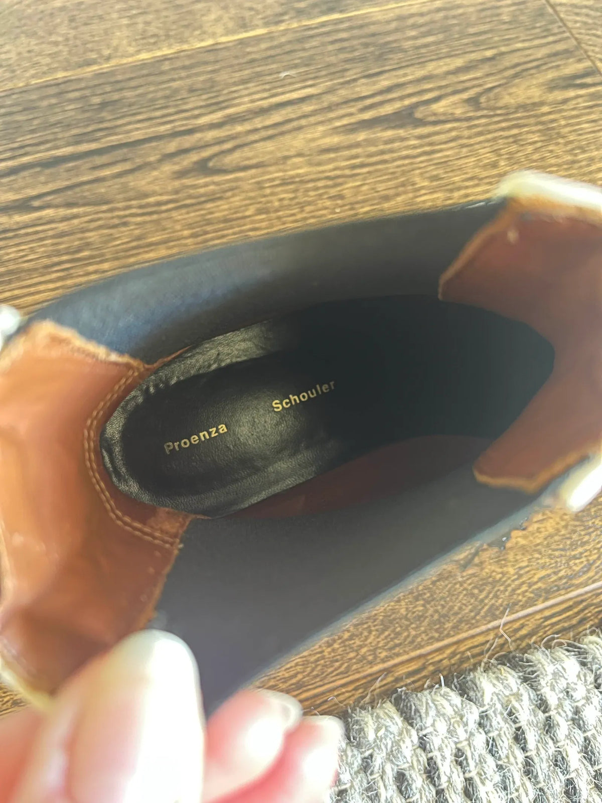 Proenza Schouler Pebbled-leather Chelsea Boots