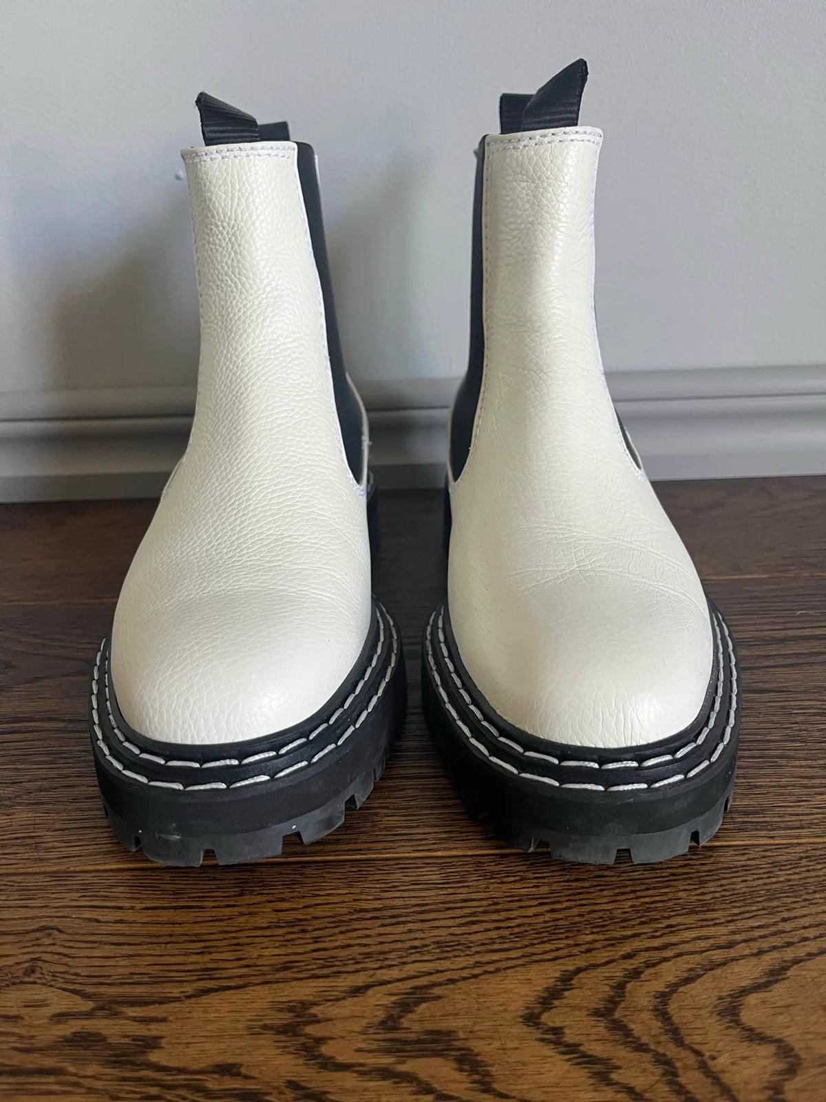 Proenza Schouler Pebbled-leather Chelsea Boots