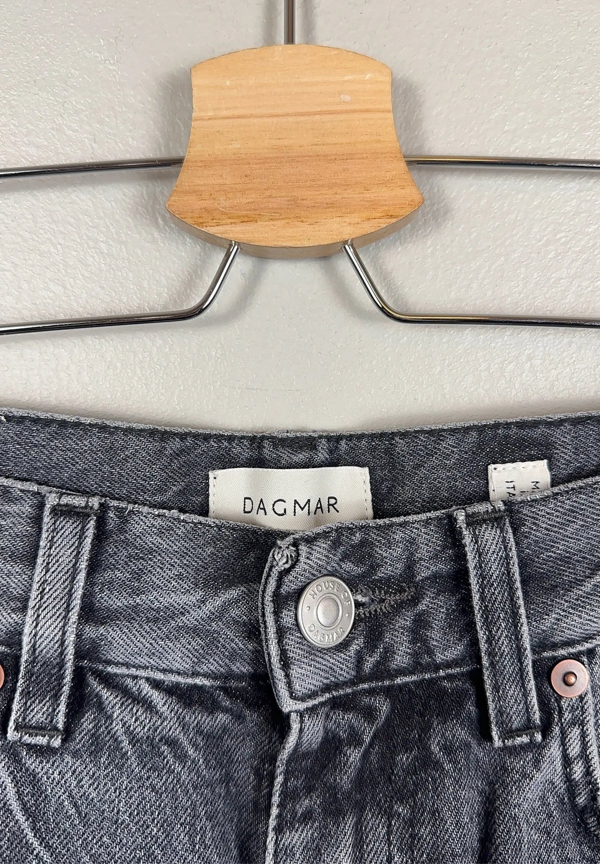 Dagmar Cropped Light Grey Jeans