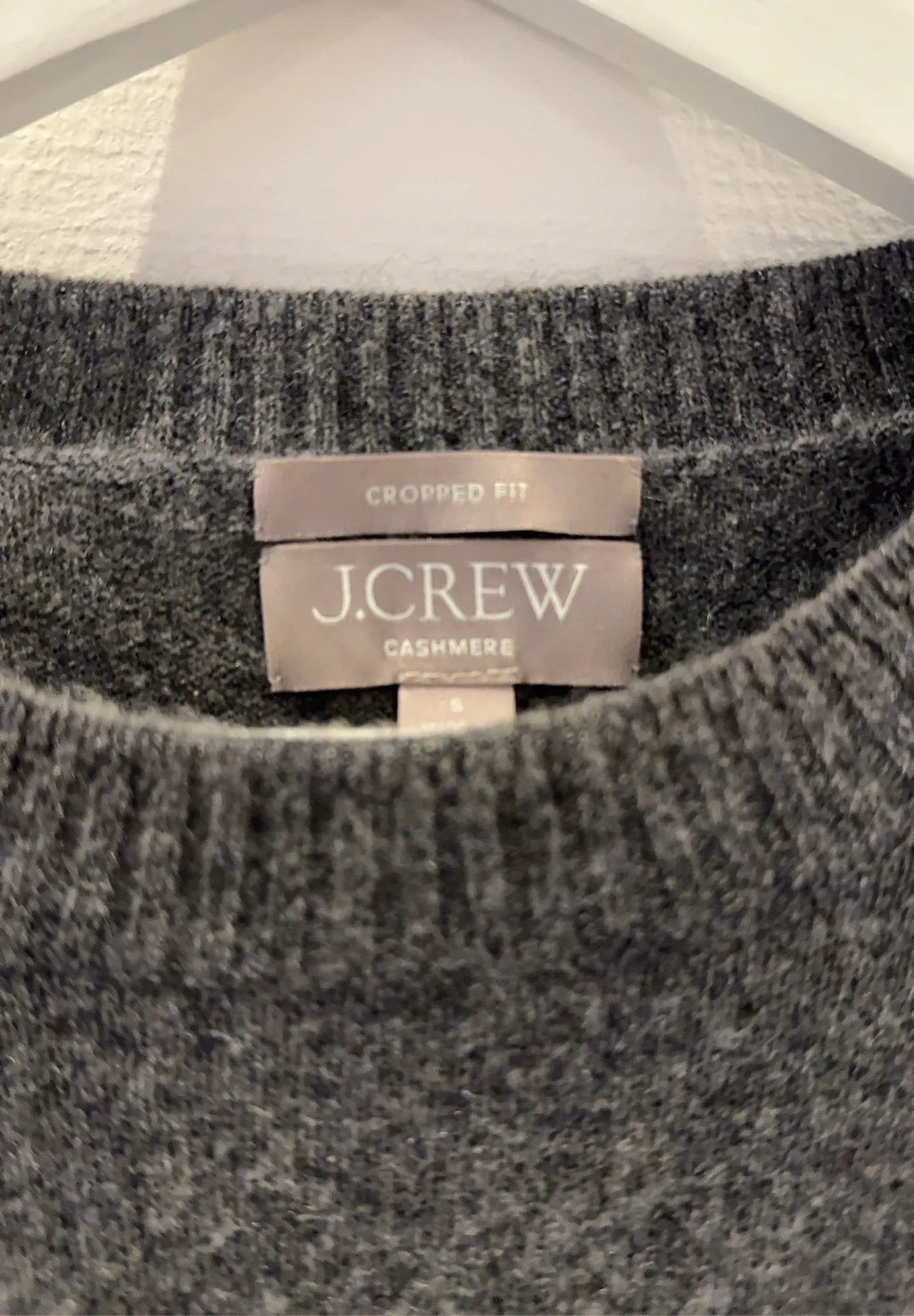 J.Crew Cashmere Cropped Fit Sweater