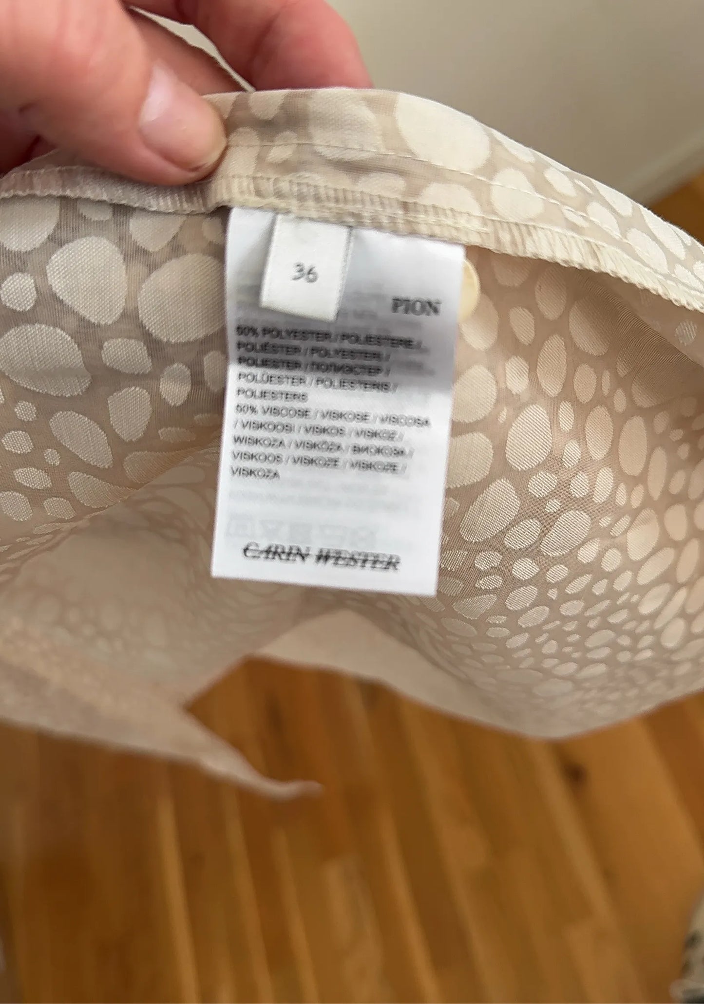 Carin Wester Pion-kaftan NWT