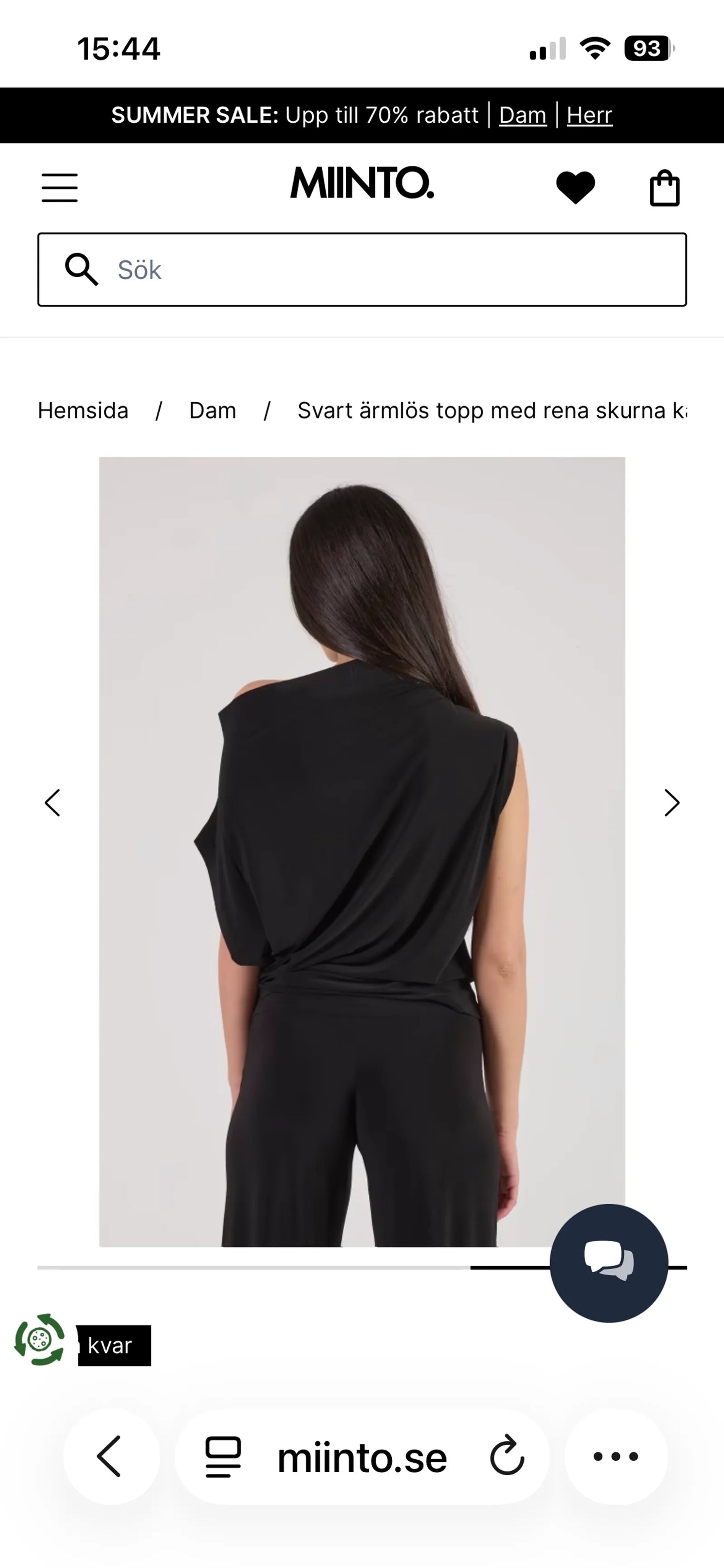 Norma Kamali Sleevless All In One-topp NWT