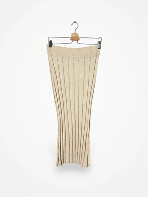 Gina Tricot Cotton Blend Knit-kjol NWT