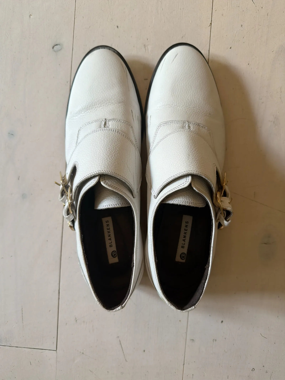 Blankens-skinnloafers