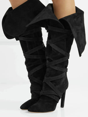 Saint Laurent Maurice Suede-boots NWOT