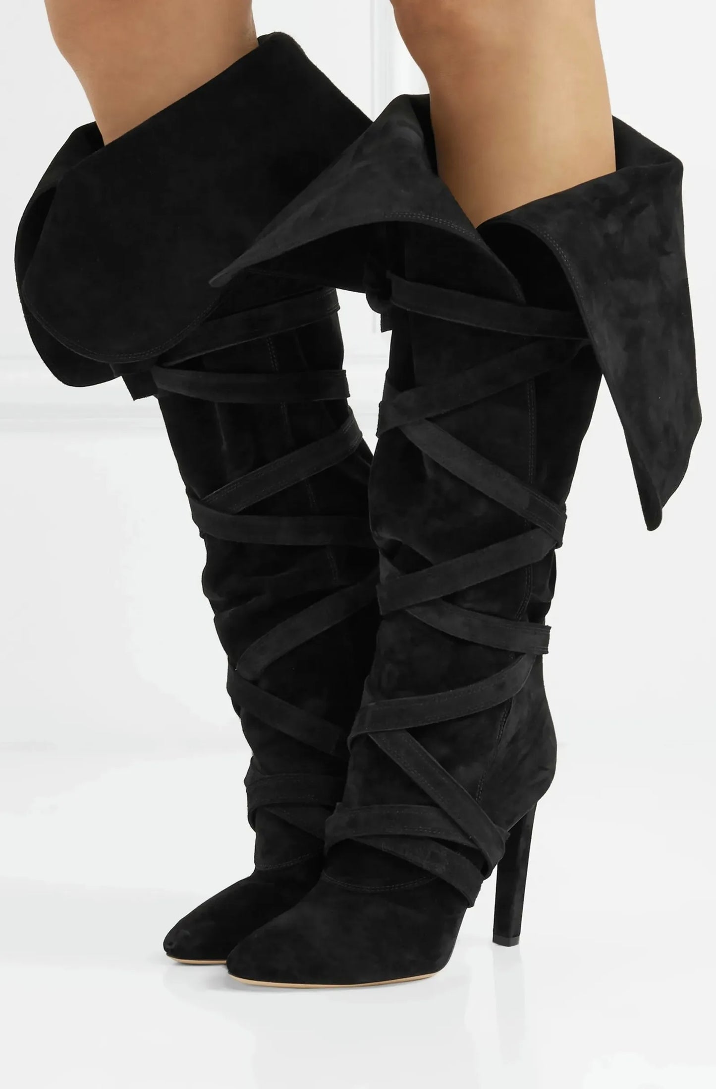 Saint Laurent Maurice Suede-boots NWOT