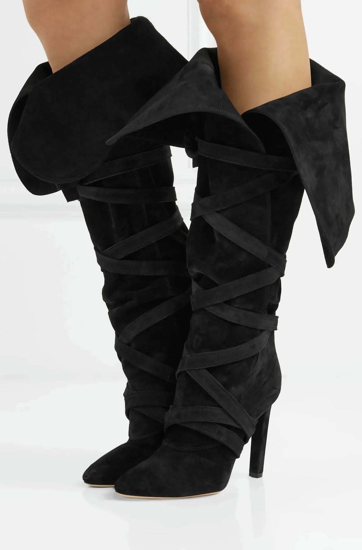 Saint Laurent Maurice Suede-boots NWOT