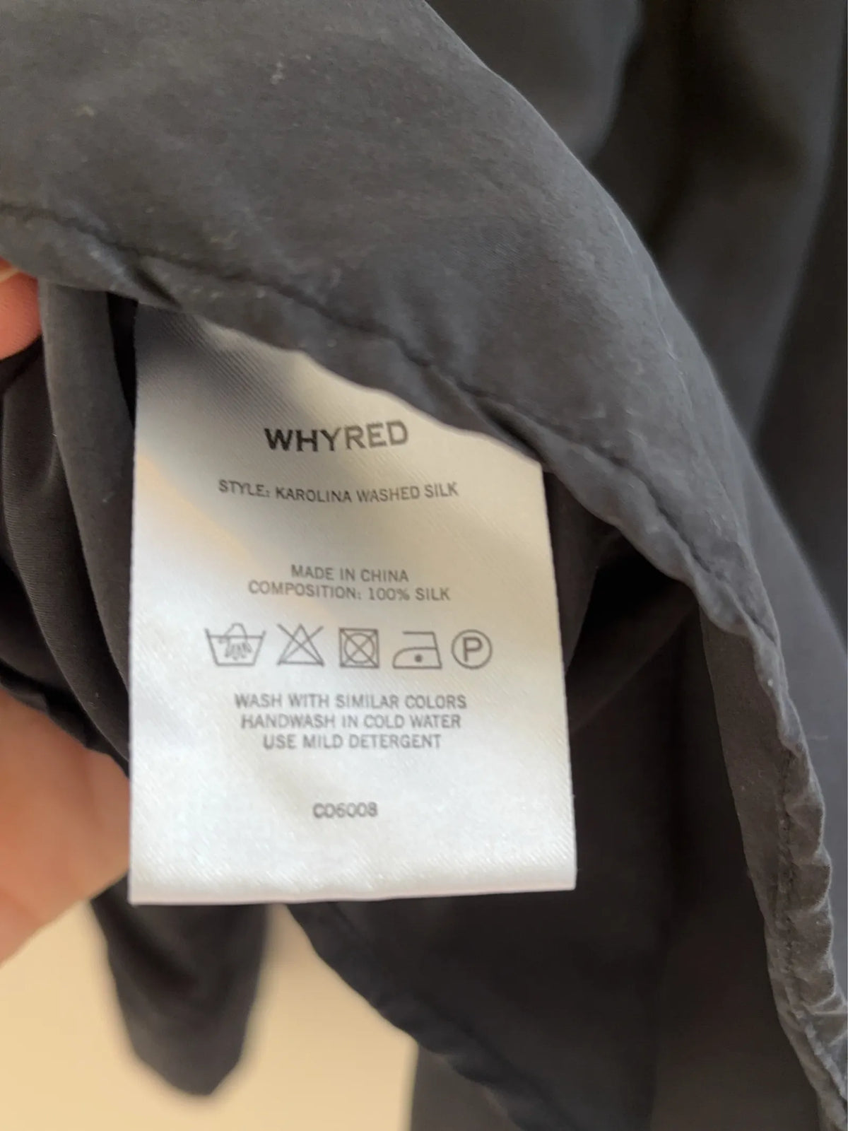 Whyred Karolina Washed Silk Shirt