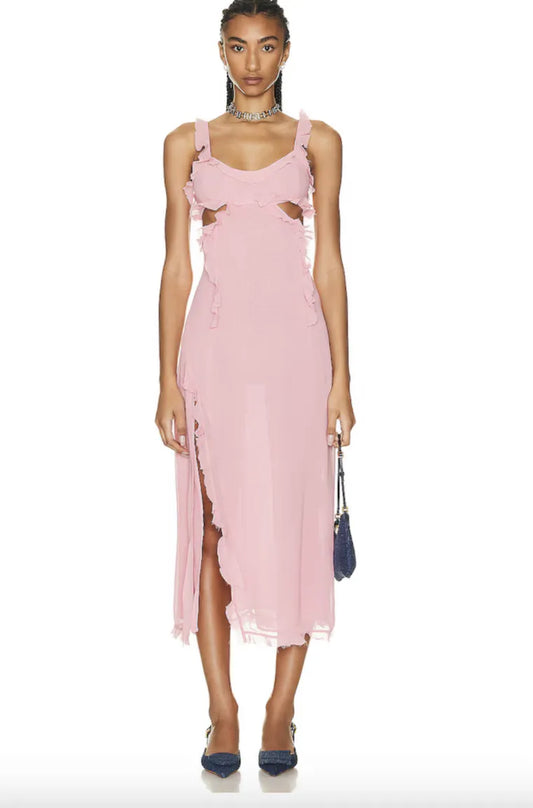 Acne Studios Cut Out Maxi Dress