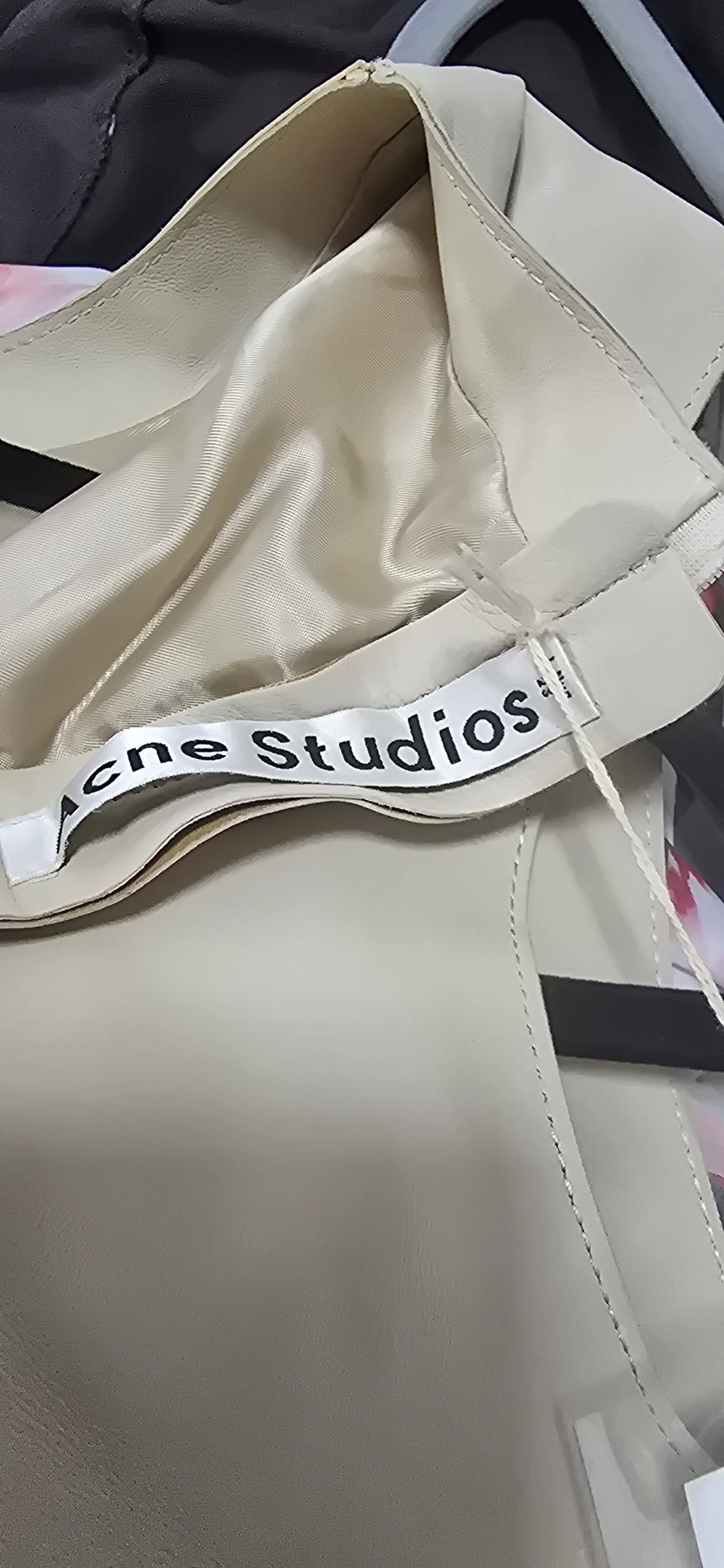 Acne Studios Helima Ps516-skinntunika NWT