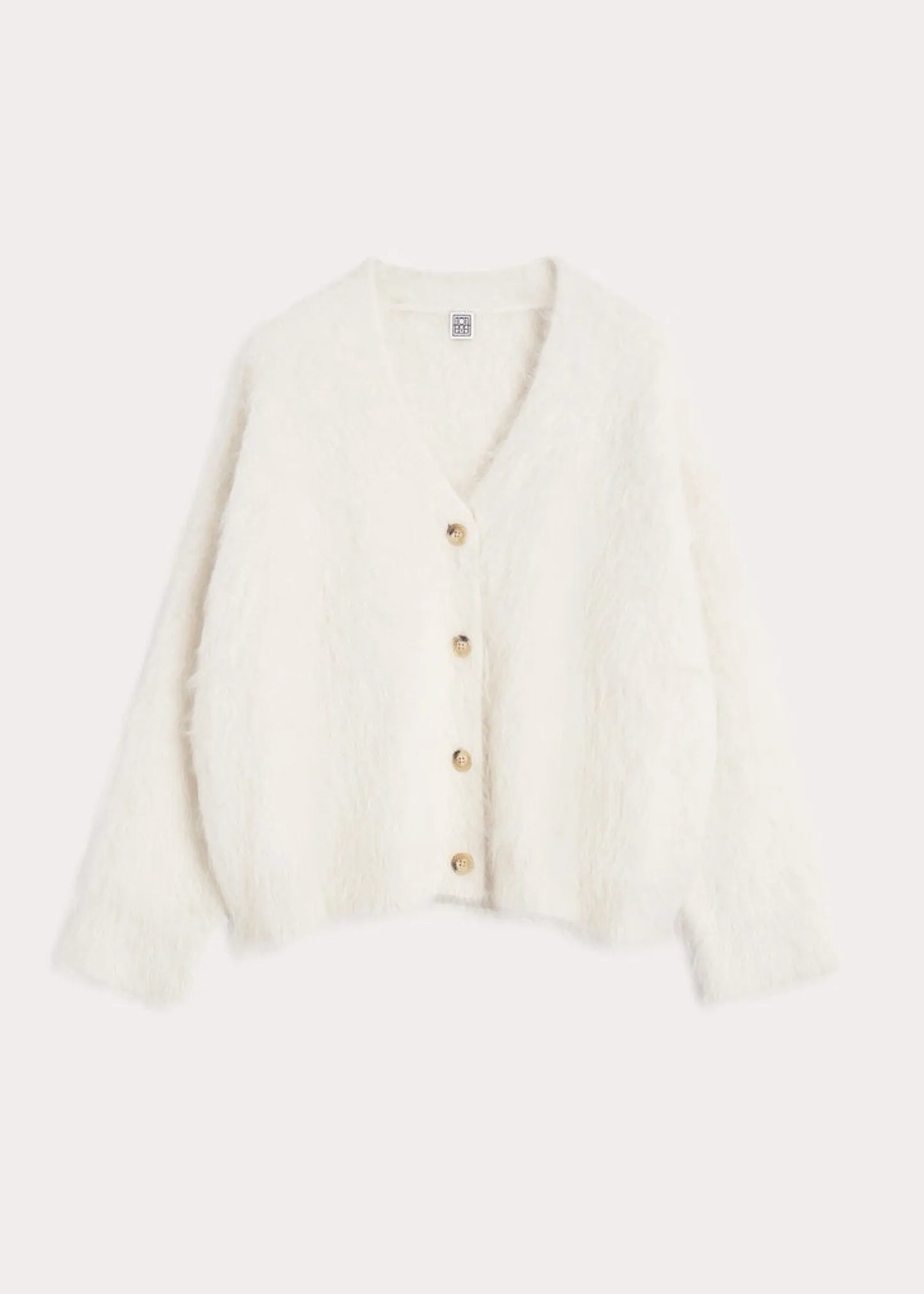 Toteme Boxy Alpacka Cardi Ivory-tröja NWT
