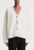 Toteme Boxy Alpacka Cardi Ivory-tröja NWT