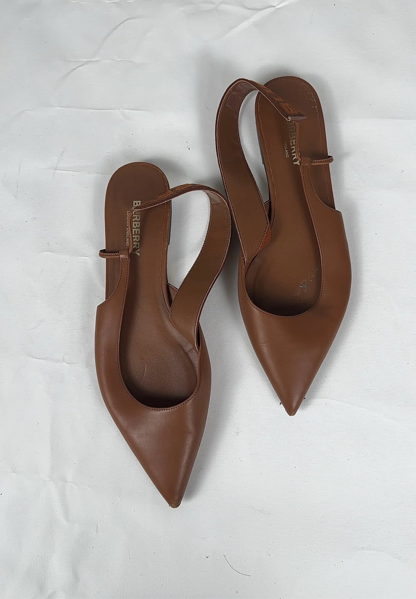 Burberry-skinnballerinaskor